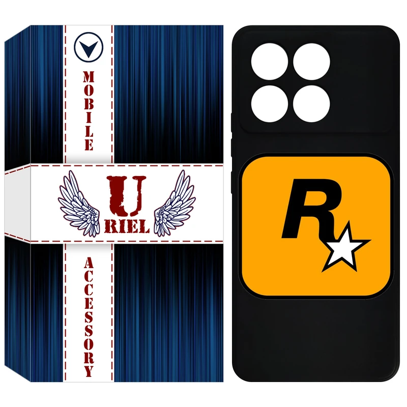 کاور یوریل قاب مدل KSH کد 54 طرح راک استار مناسب برای گوشی موبایل شیائومی Poco F6 Pro / Redmi K70 / K70 Pro