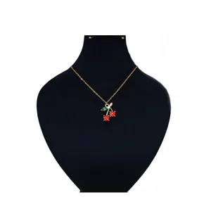 گردنبند دخترانه مدل گیلاس کد 302