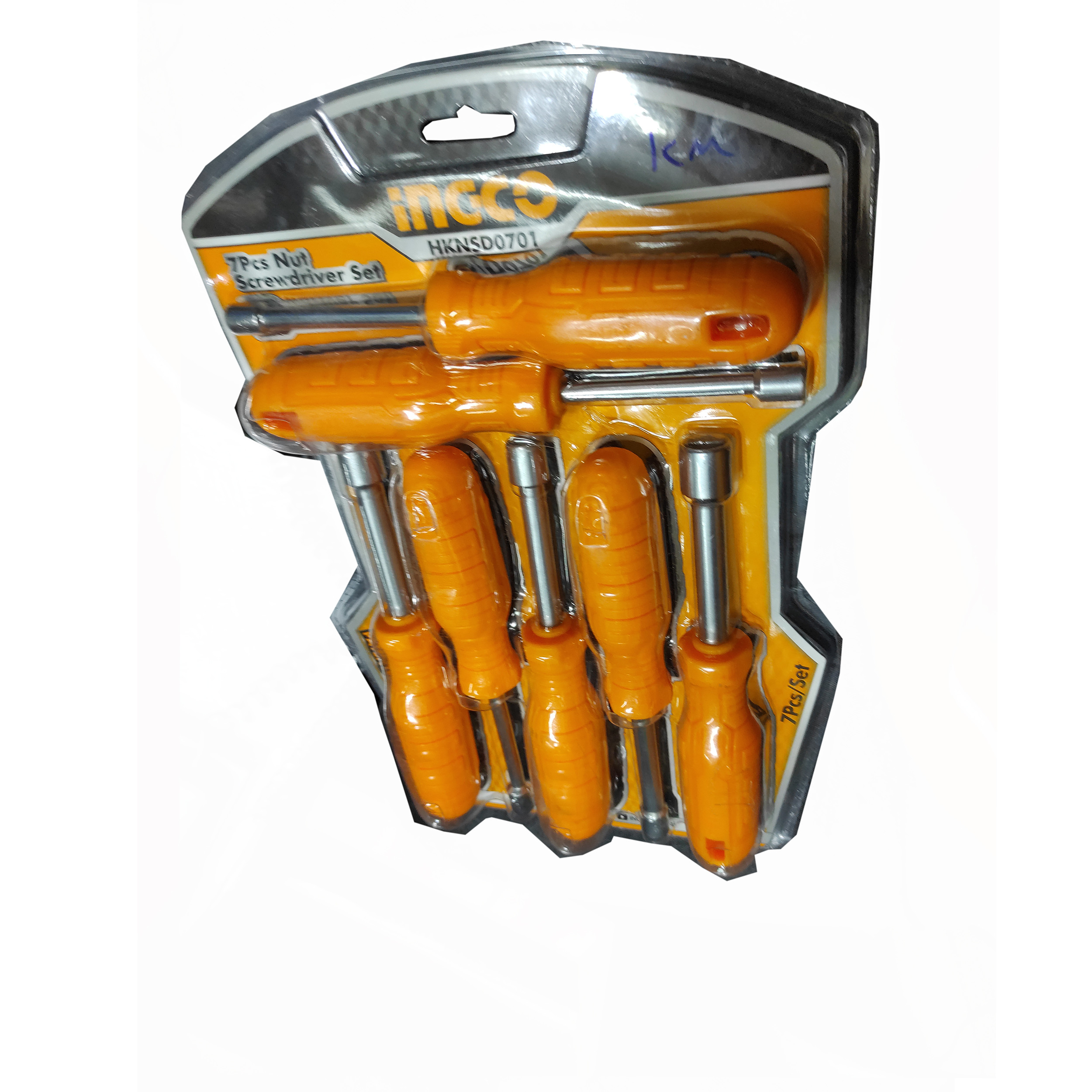 پیچ گوشتی بکسی اینکو مدل SMT-NUTSCREWDRIVERSET-7PCS بسته 7 عددی