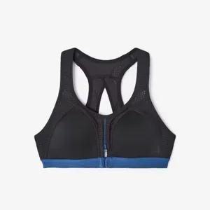 نیم تنه ورزشی زنانه دکتلون مدل ZIPPED RUNNING 