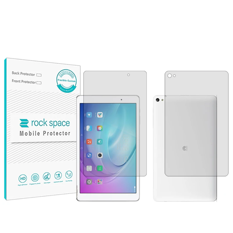 محافظ صفحه نمایش شفاف راک اسپیس مدل HyGEL مناسب برای تبلت هوآوی Mediapad T2 10.0 Pro به همراه محافظ پشت گوشی