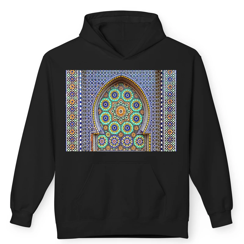 هودی مردانه پاد آفرین مدل فرش و گلیم و کاشی کد 1026