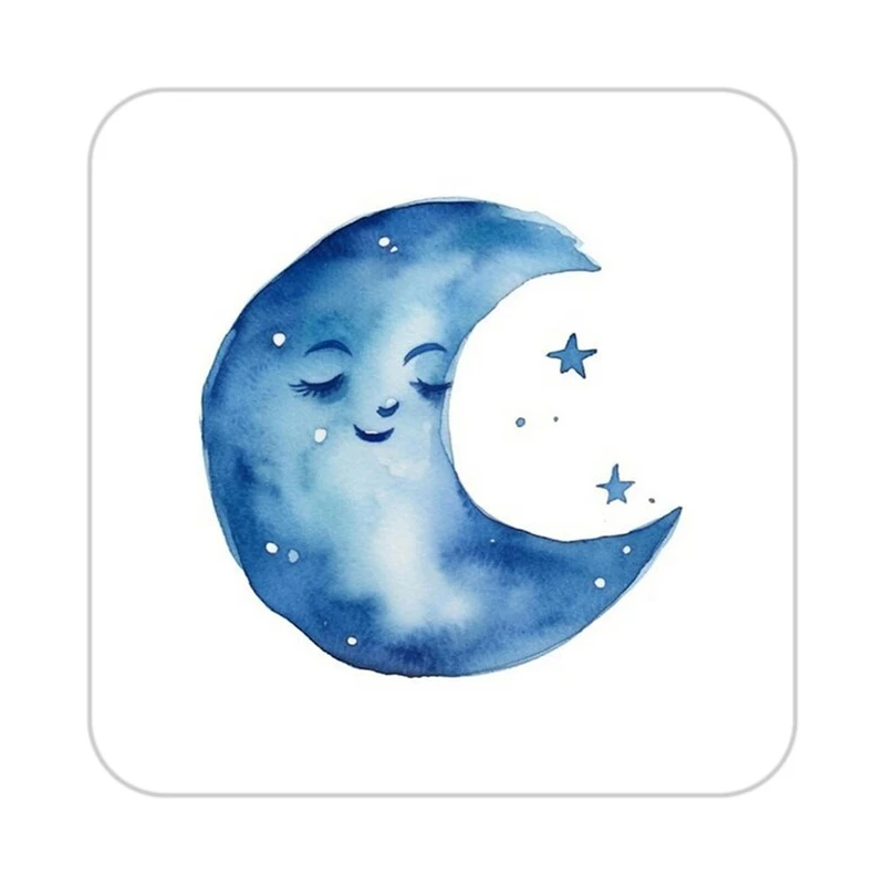 زیر لیوانی کاکتی طرح ماه و ستاره مدل mp53346