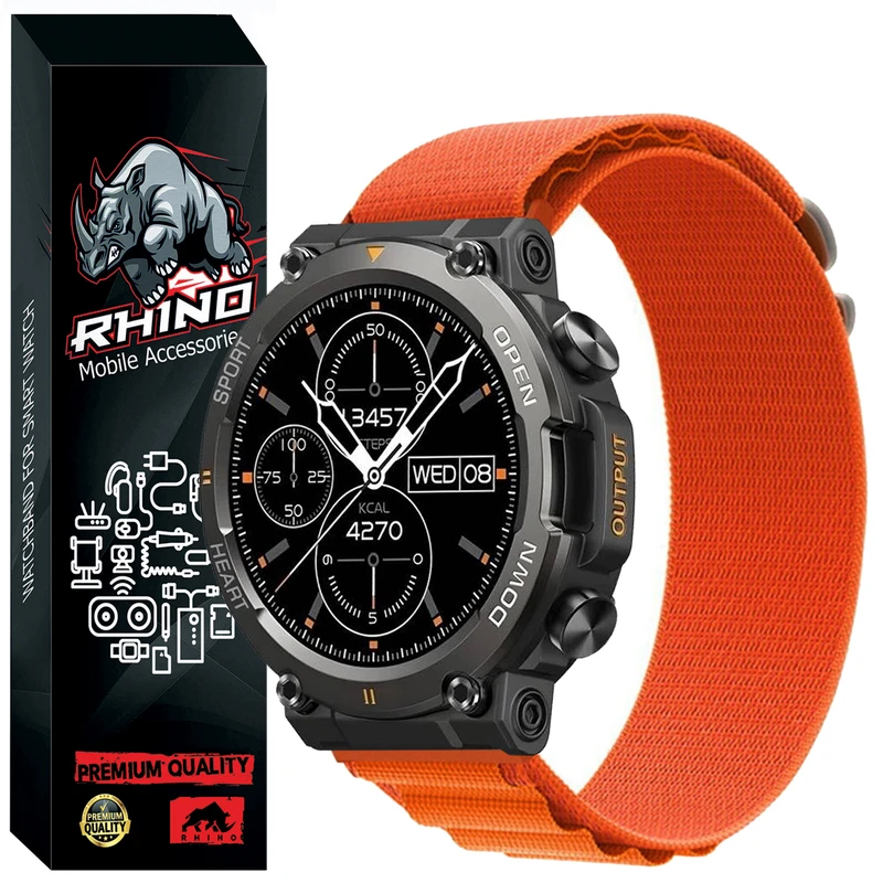 بند راینو مدل Alpine مناسب برای ساعت هوشمند اسمارت واچ K59 Pro - 2024