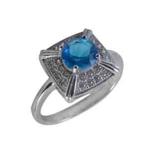 انگشتر نقره زنانه کد 2854