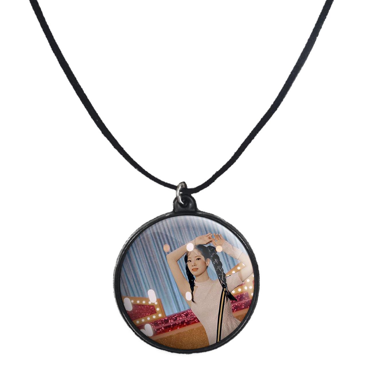 گردنبند پرمانه طرح تو ایس کد pmb.19570 مدل دو طرفه