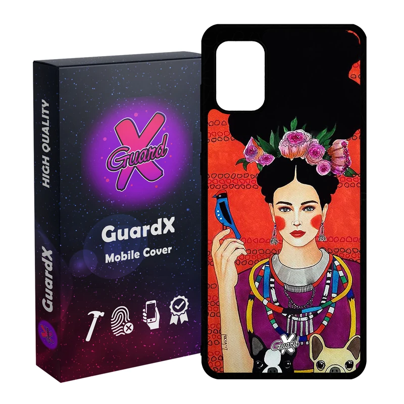 کاور گارد ایکس طرح دختر مدل Glass10150 مناسب برای گوشی موبایل سامسونگ Galaxy A31