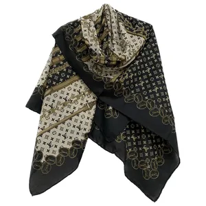 روسری زنانه مدل نخی جناقی دور دست دوز کد 03