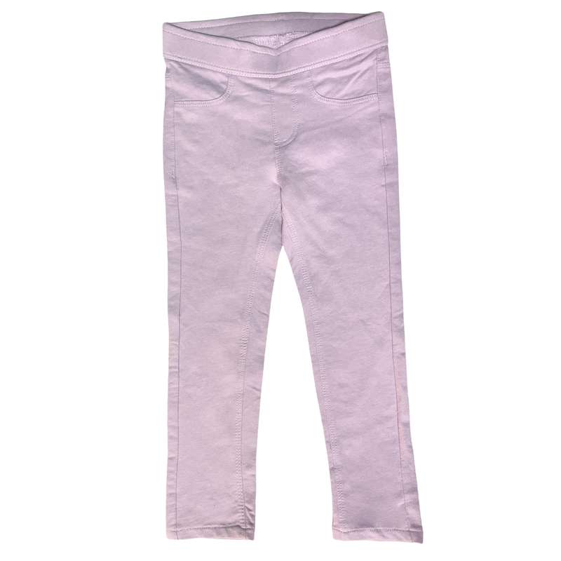 شلوار دخترانه کیابی مدل 6388 ساده رنگ یاسی