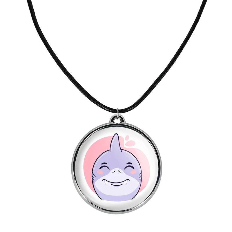 گردنبند خندالو مدل کوسه حیوانات بامزه کد 3715537156