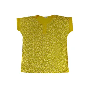 تی شرت آستین کوتاه زنانه مدل گلی کد 854