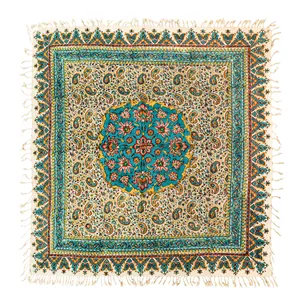 رومیزی قلمکار زابلیان مدل نفیس طرح ترنج کد HQ80