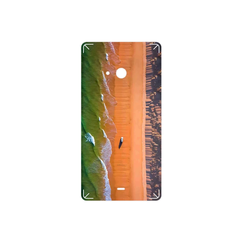برچسب پوششی ماهوت مدل Beach and Green Sea مناسب برای گوشی موبایل مایکروسافت Lumia 540