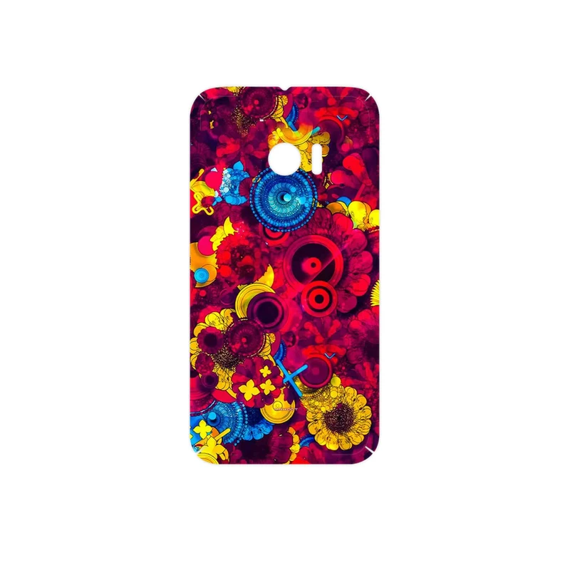 برچسب پوششی ماهوت مدل Vector Flower Garden Digital Art مناسب برای گوشی موبایل اچ تی سی 10