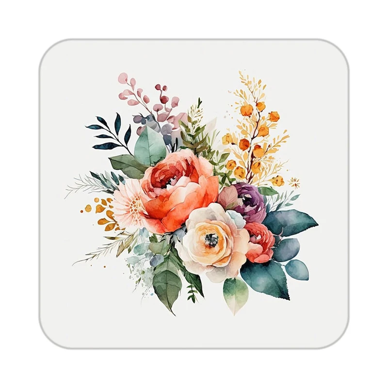 زیر لیوانی کاکتی طرح گل مدل mp19531