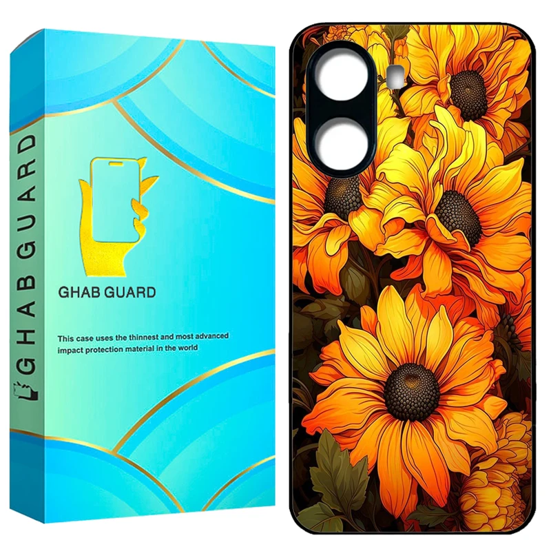 کاور قاب گارد طرح آفتاب گردان مدل GX7P مناسب برای گوشی موبایل شیائومی Poco X7 Pro