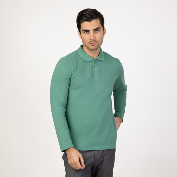 تخفیف پولوشرت آستین بلند مردانه باینت مدل 395-9