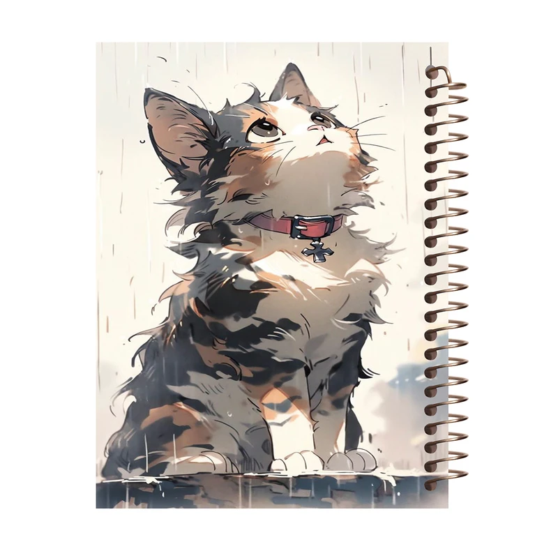 دفتر مشق 100 برگ مدل گربه کد H415