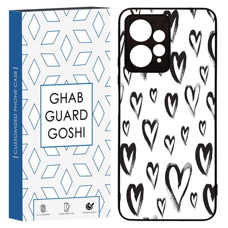 کاور قاب گارد گوشی طرح قلب کد TPU-278 مناسب برای گوشی موبایل شیائومی Redmi Note 12 4G