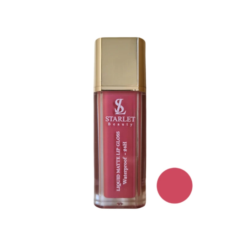 رژ لب مایع مات استارلت بیوتی مدل Waterproof شماره 807