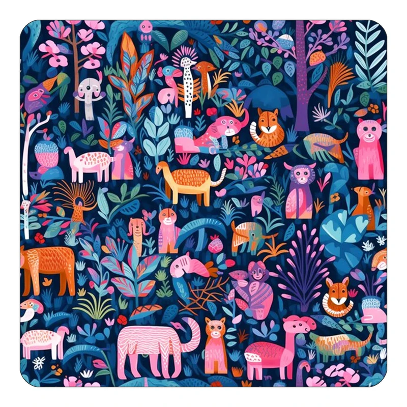 مگنت کاکتی طرح حیوانات رنگی مدل mp25786