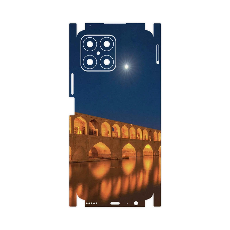 برچسب پوششی ماهوت مدل Si-O-Se-Pol-FullSkin مناسب برای گوشی موبایل آنر X8