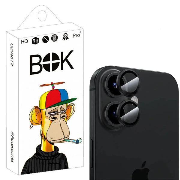 محافظ لنز دوربین بوک مدل پاور رینگی مناسب برای گوشی موبایل اپل iPhone 16 / 16 Plus