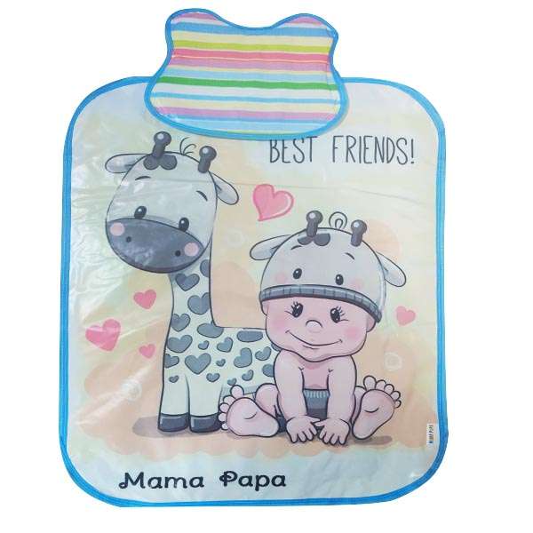 زیرانداز تعویض نوزاد ماما پاپا طرح زرافه کد 412