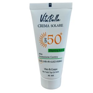 کرم ضد آفتاب بی رنگ ویتابلا +SPF50 مدل 001 مناسب انواع پوست حجم 40 میلی لیتر