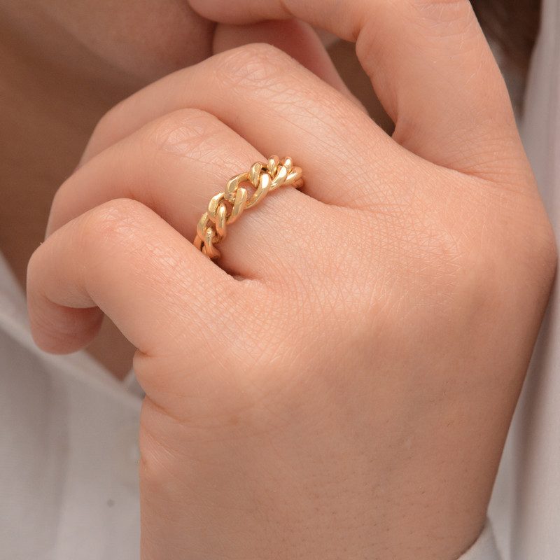 انگشتر طلا 18 عیار زنانه طلای مستجابی کد 670568