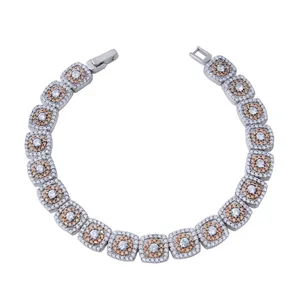 دستبند نقره زنانه بازرگانی میلادی کد DP_267