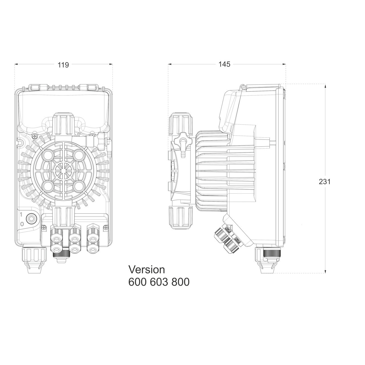 دوزینگ پمپ سکو مدل AKS603NHP0000