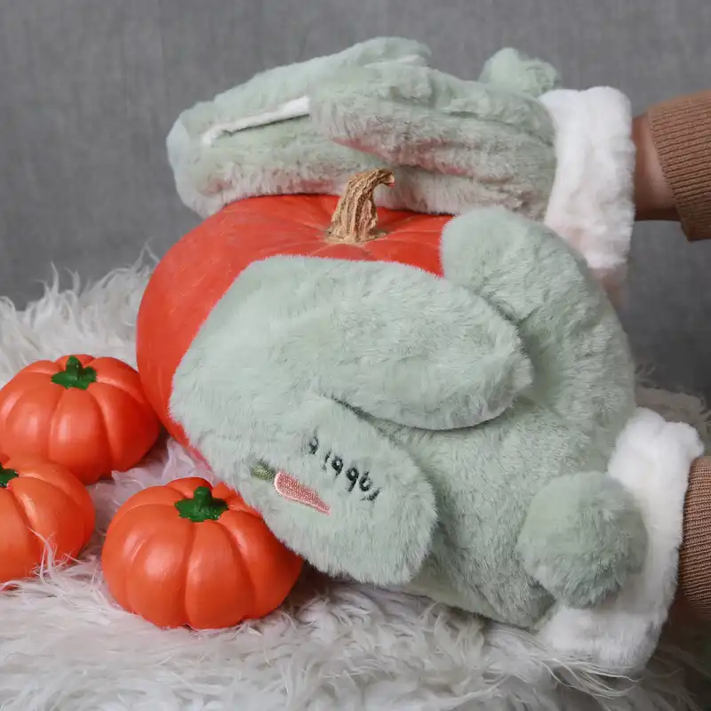 دستکش زنانه مدل پولیشی طرح خرگوش و هویج کد 915001112