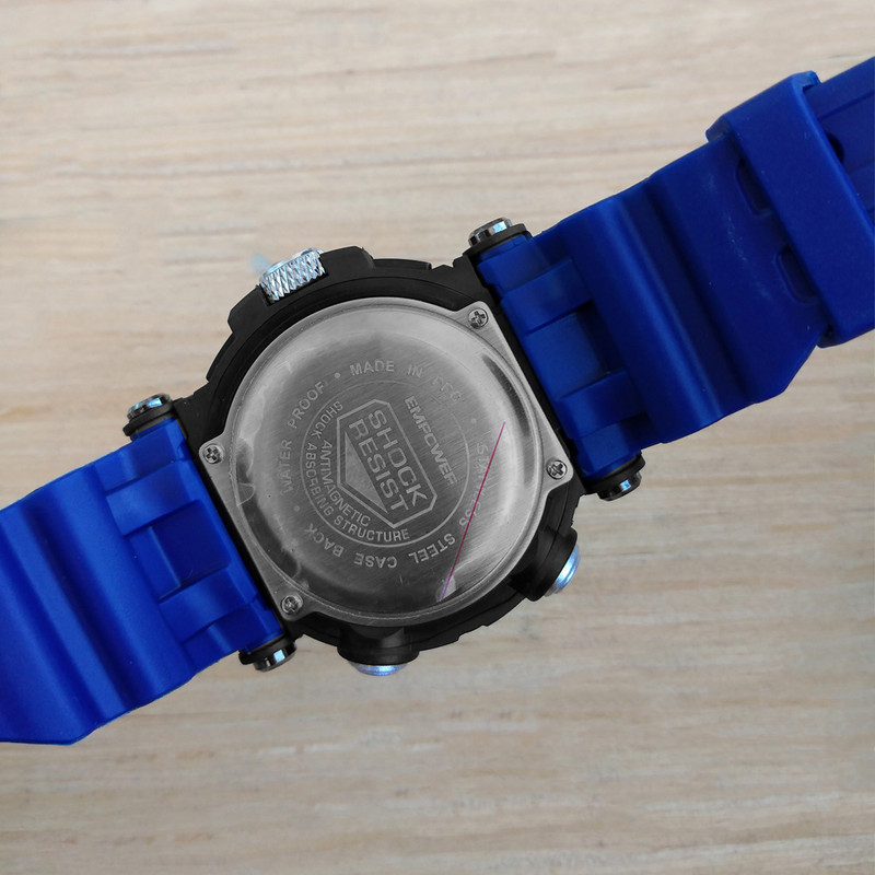 ساعت مچی عقربهای مردانه کوارتز مدل دوزمانه ضدآب اسپرت کد 852