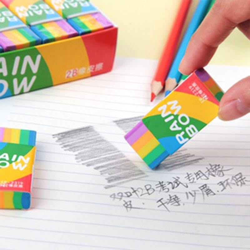 پاک کن طرح رنگین کمان مدل Rainbow