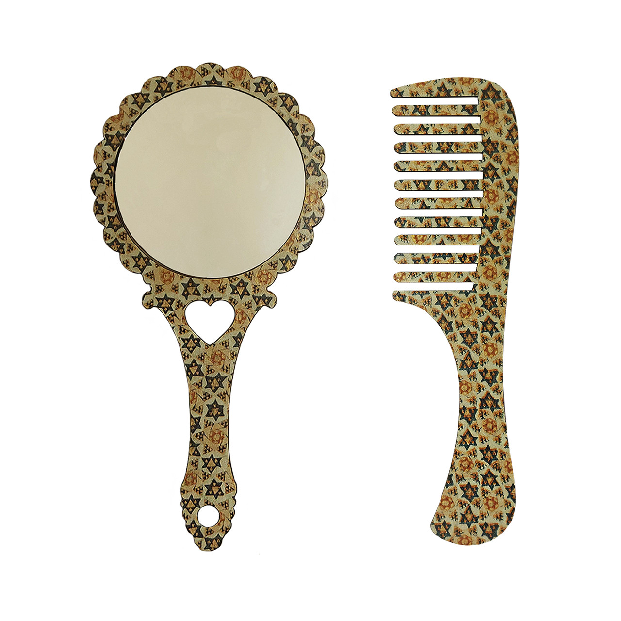 ست شانه و برس طرح سنتی کد 150402