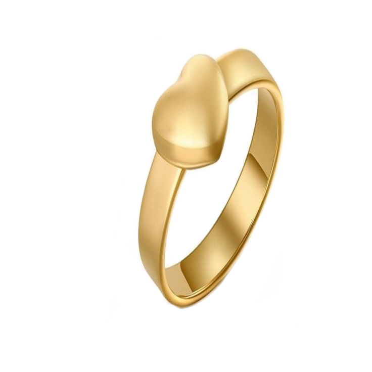  انگشتر طلا 18 عیار زنانه قیراط طرح قلب کد GH4800