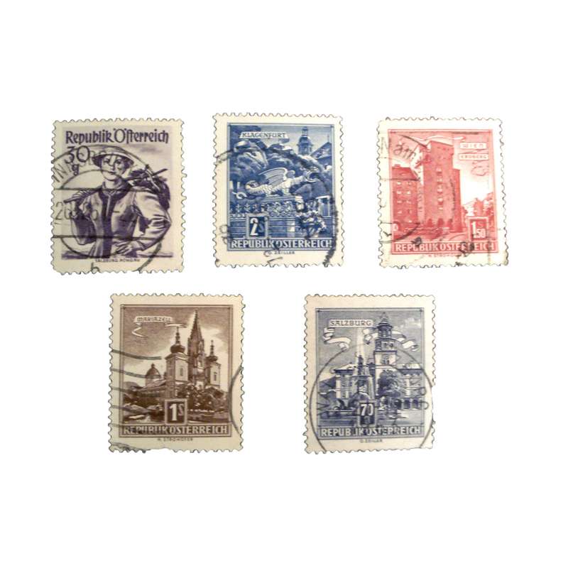 تمبر یادگاری مدل ملل کد DS1676 مجموعه 5 عددی