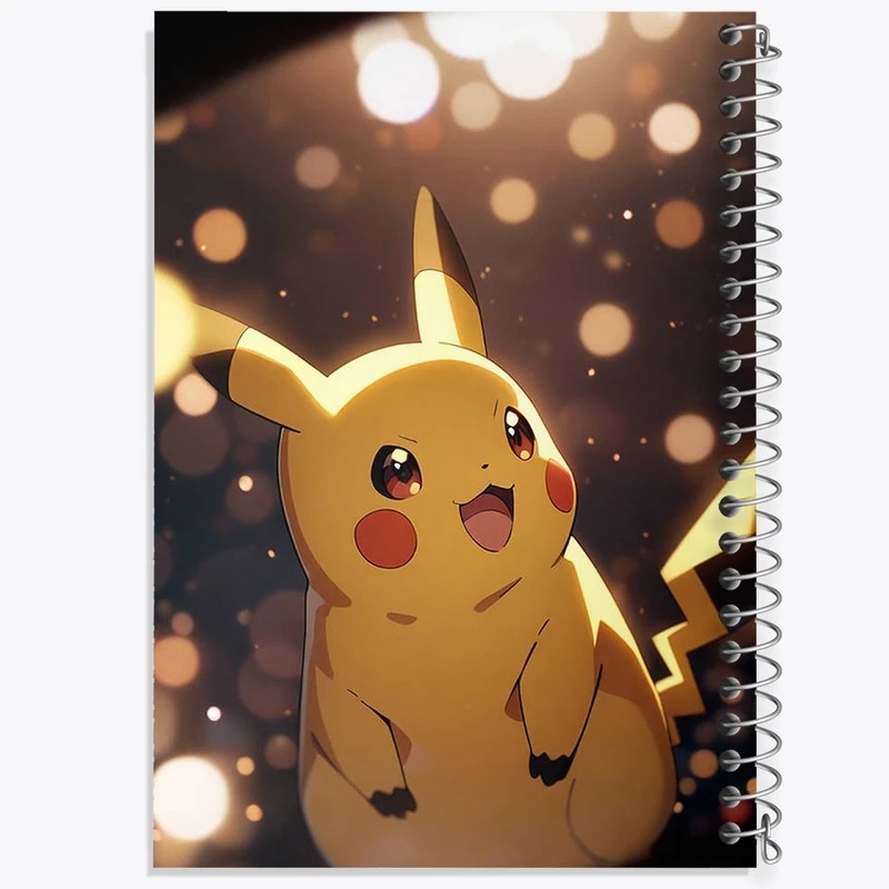 دفتر ژورنال نویسی 50 برگ خندالو مدل نقطه ای طرح انیمه پوکمون (Pokemon) کد F2771