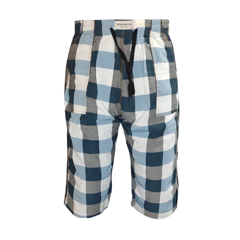 شلوارک مردانه مدل چهارخانه