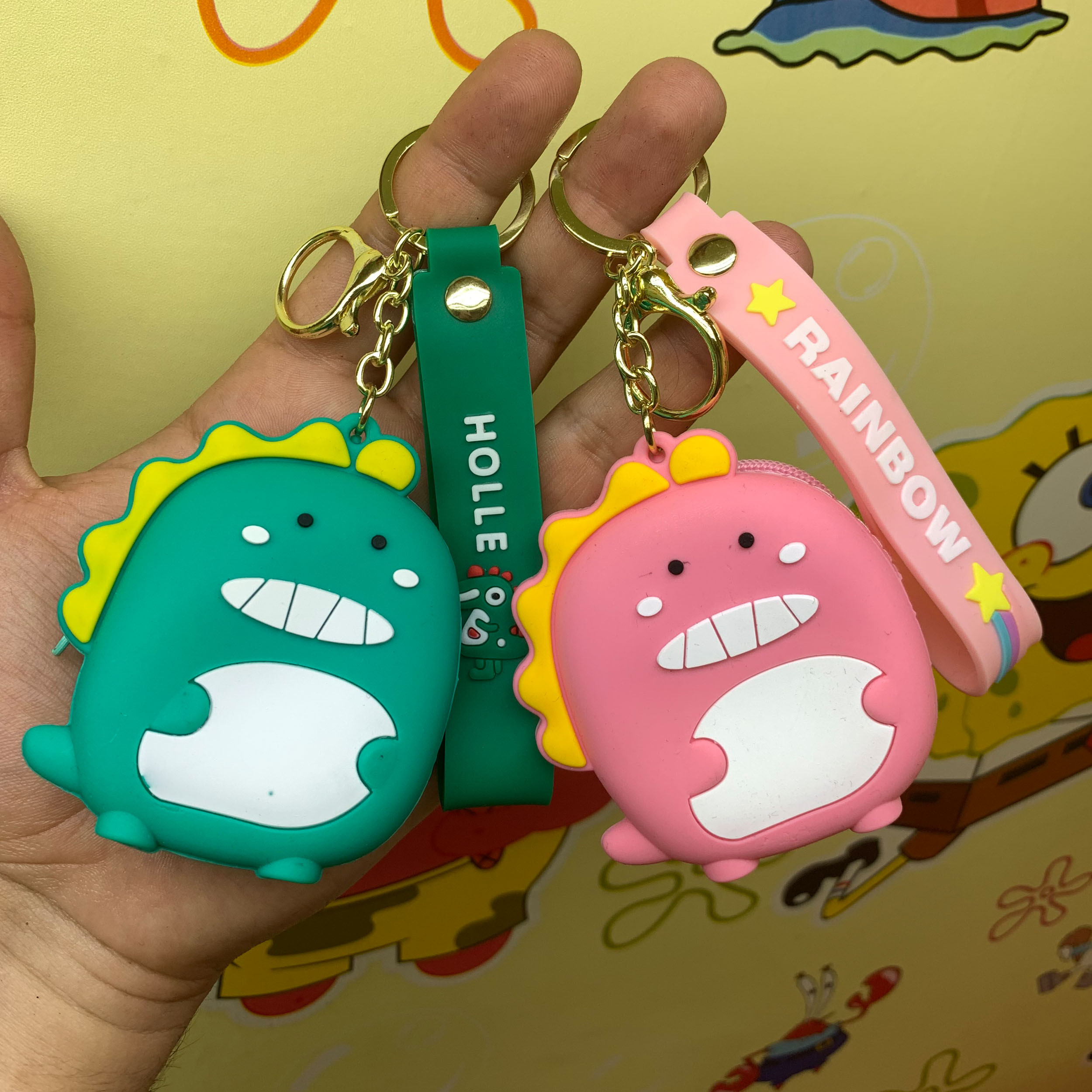 جاکلیدی مدل سیلیکونی طرح baby dragon