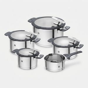 سرویس قابلمه استیل 9 پارچه زولینگ مدل Simplify