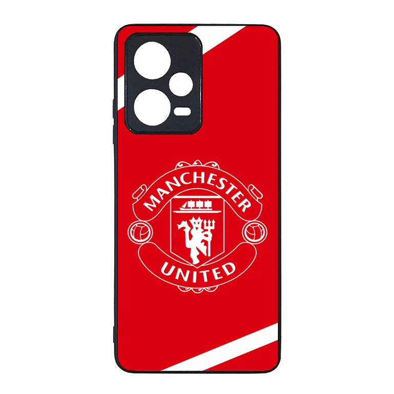 کاور طرح منچستر یونایتد مناسب برای گوشی موبایل شیائومی redmi note 12 pro 5g