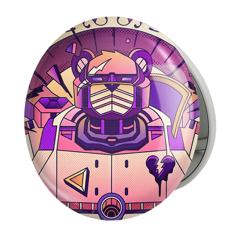 آینه جیبی خندالو طرح بازی فورتنایت Fortnite مدل تاشو کد 26293 