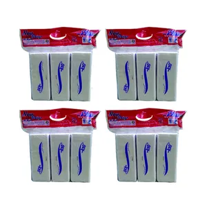 دستمال کاغذی 600 برگ بی تا کد 750 چهار بسته 3 عددی