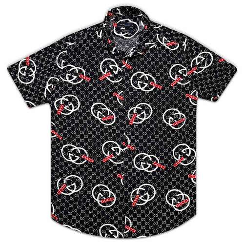 پیراهن آستین کوتاه مردانه مدل  هاوایی کد 124150-30