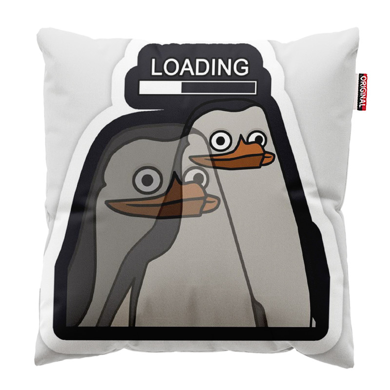 کوسن پاد آفرین مدل پنگوئن کیوت بامزه کد 399 سایز 30*30 سانتی متر