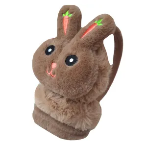 گوش گیر زمستانی بچگانه طرح خرگوش گوش هویجی