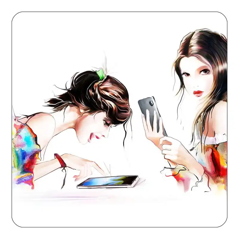 مگنت طرح نقاشی دختر مدل mg10598