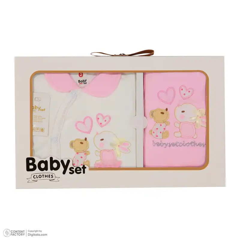 ست 5 تکه لباس نوزادی مدل خرگوشی